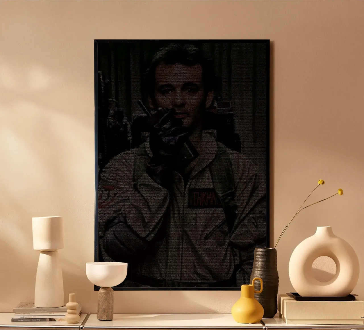 Venkman poster con telaio in alluminio da Robotic Ewe