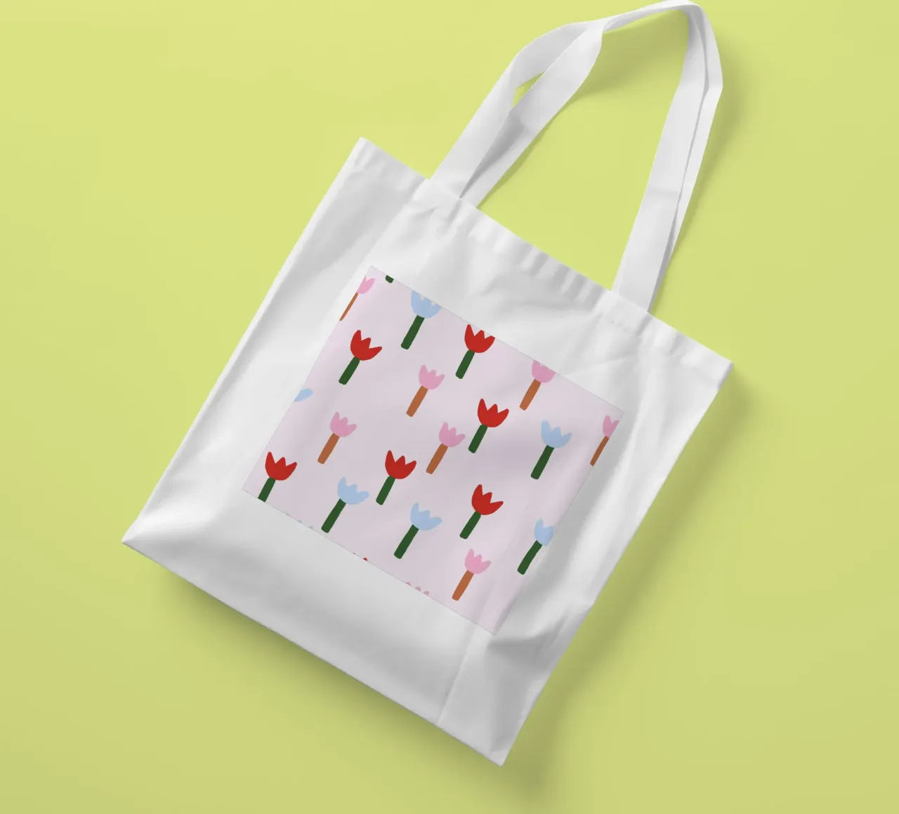 Tulip Blumen Wiese tote bag by Studio ROSAGRAU