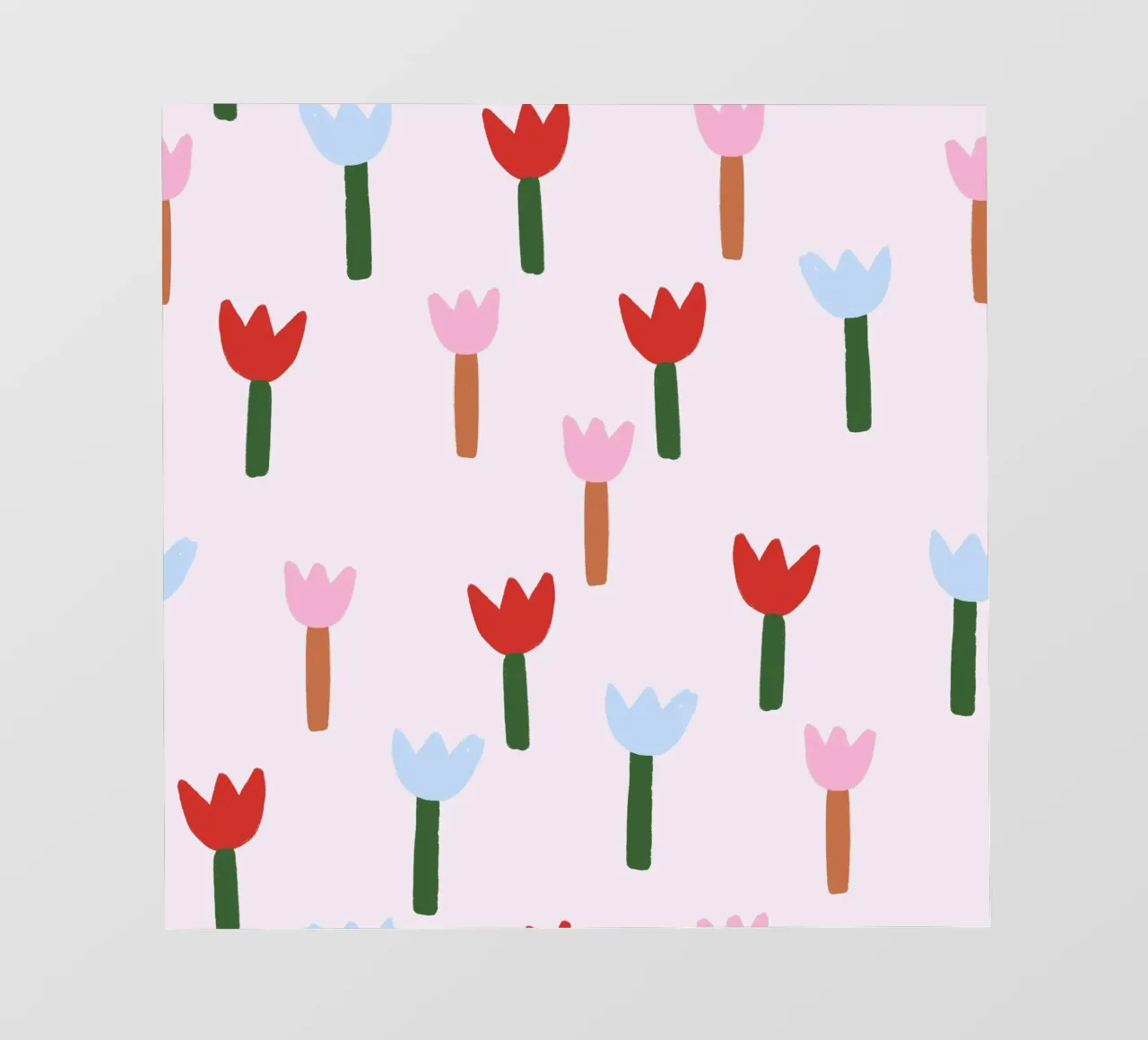 Tulip Blumen Wiese photo wallpaper by Studio ROSAGRAU