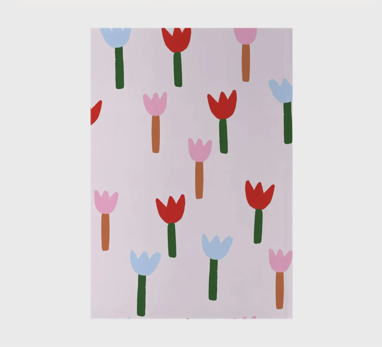 Tulip Blumen Wiese notebook by Studio ROSAGRAU