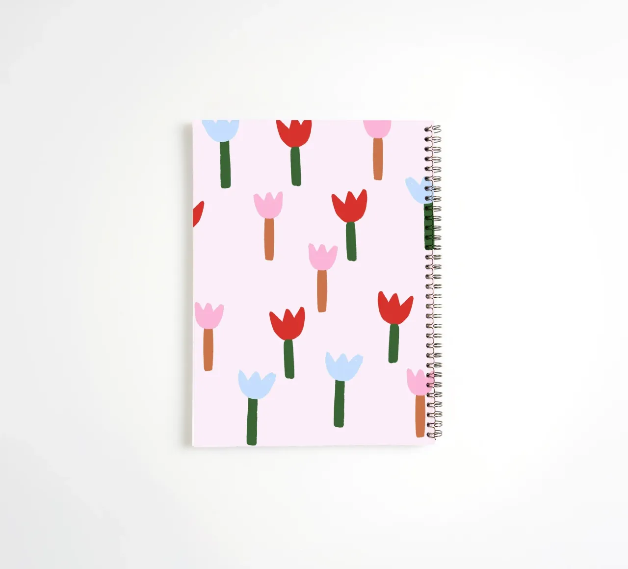 Tulip Blumen Wiese spiral notebook by Studio ROSAGRAU
