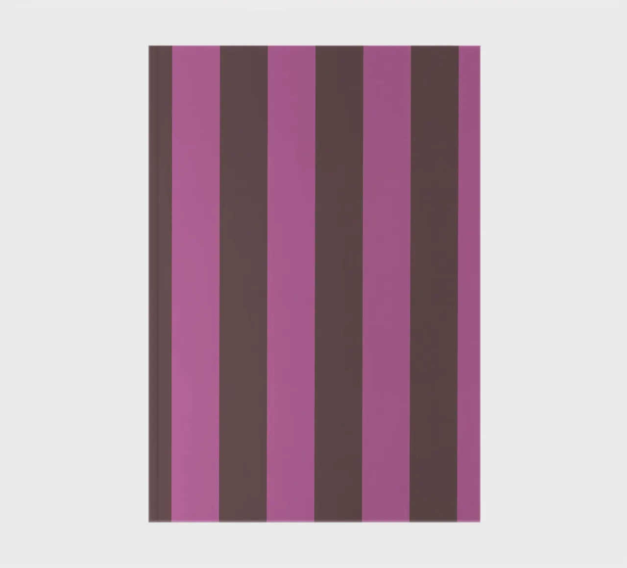 Stripe Collection Brown Berry notebook by Studio ROSAGRAU