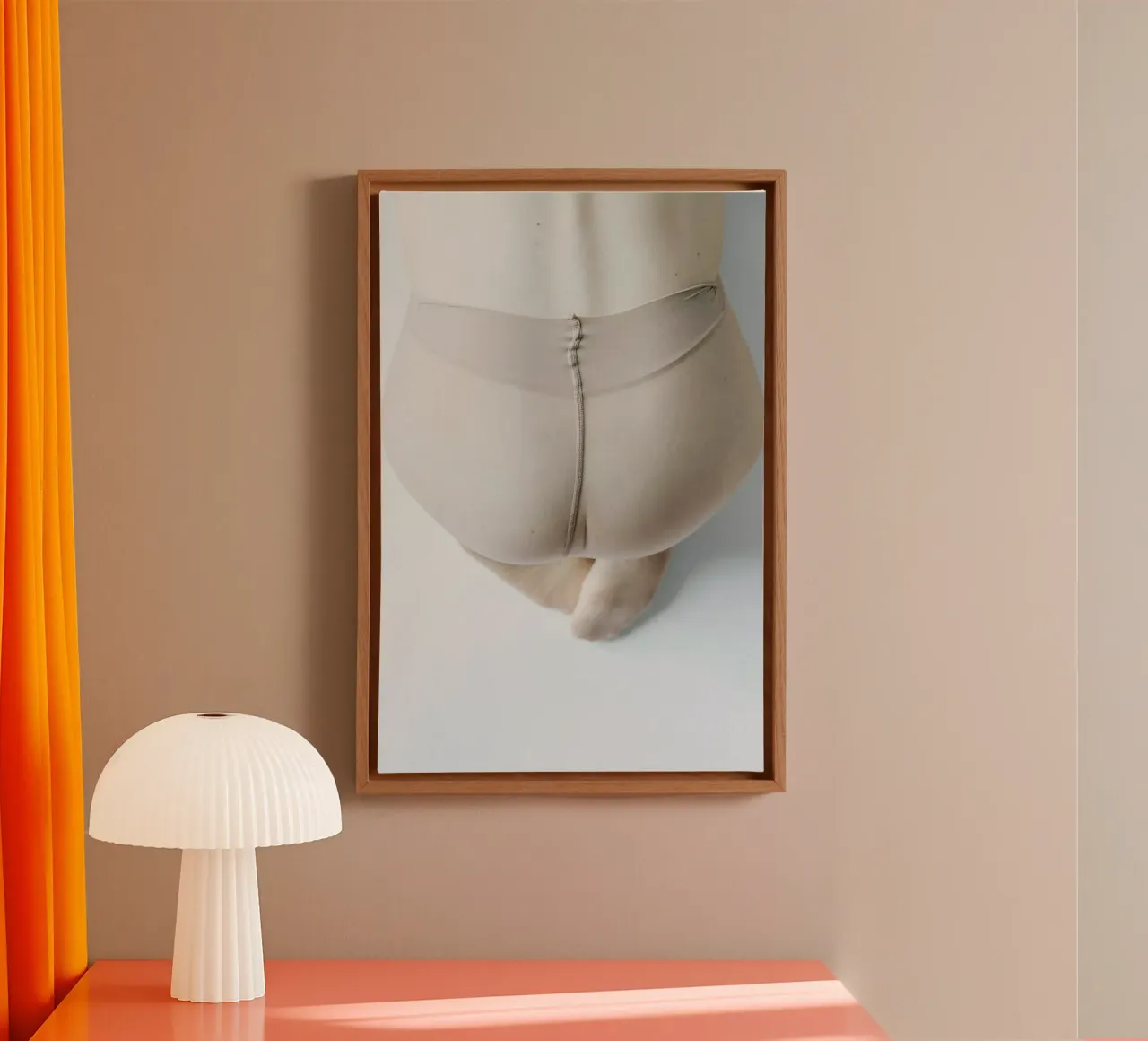 Imperfection tela con Cornice a cassetta da Chris Abatzis