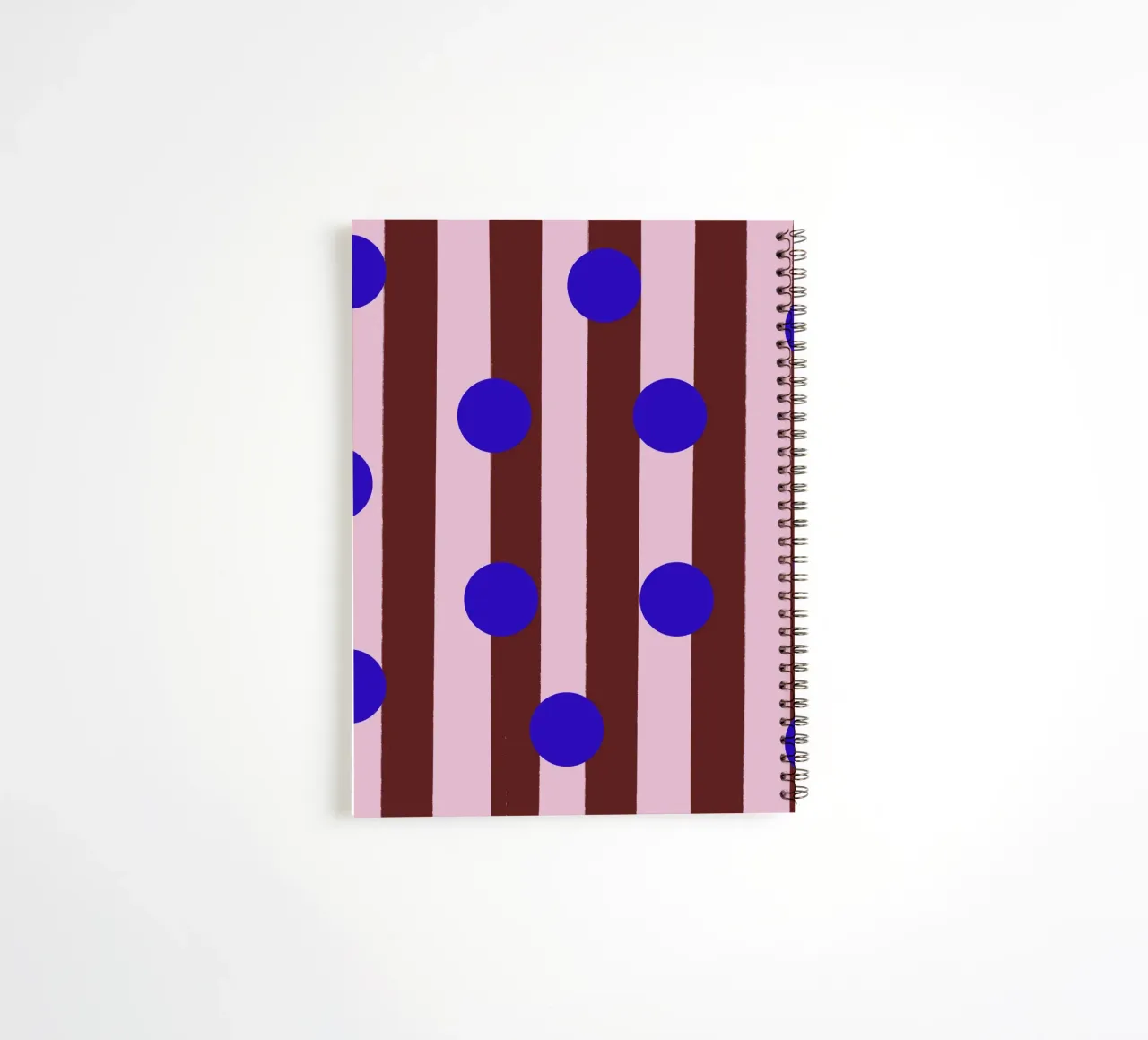 Circus Blue Berry Balls spiral notebook by Studio ROSAGRAU