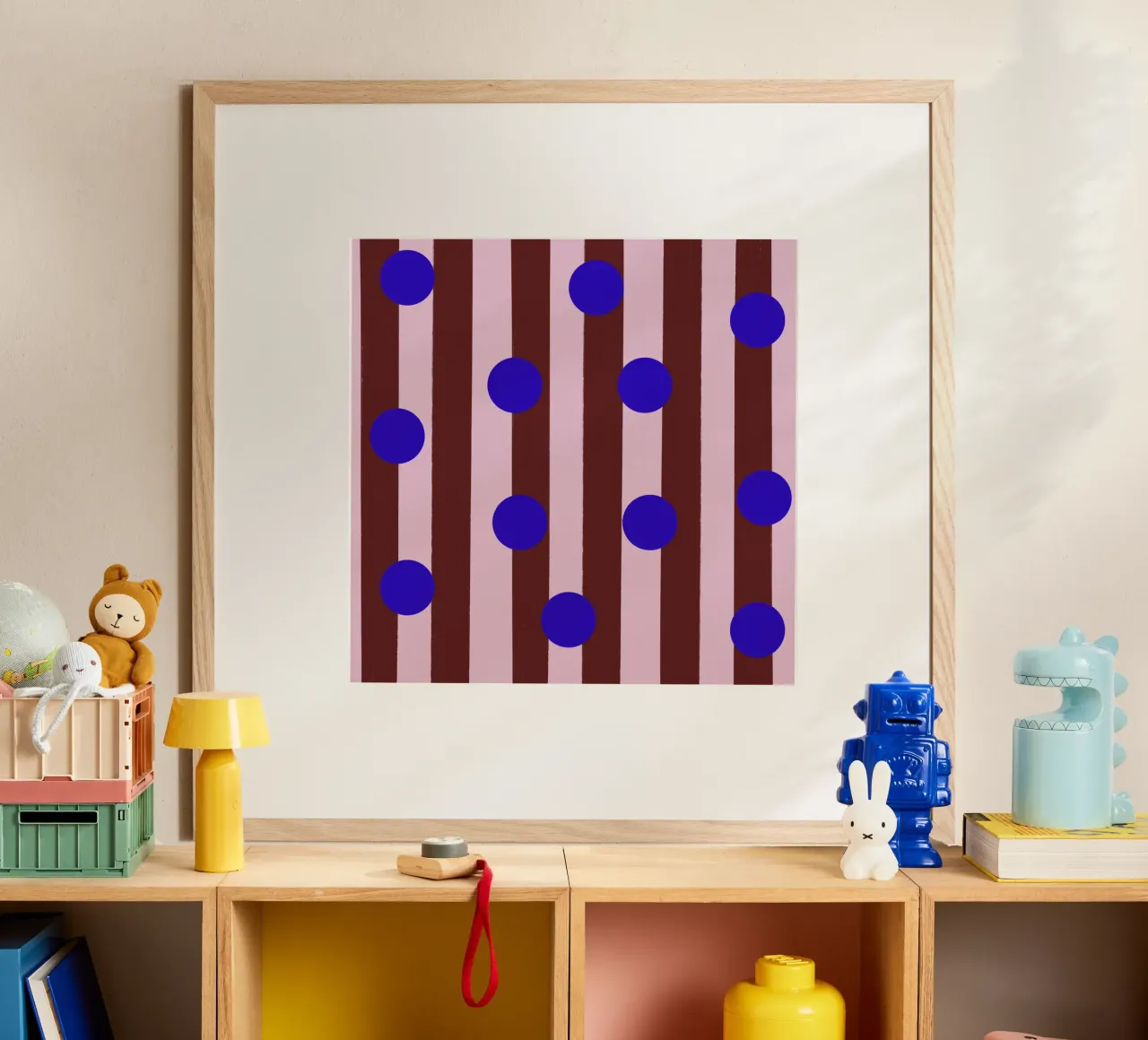 Circus Blue Berry Balls hahnemühle by Studio ROSAGRAU