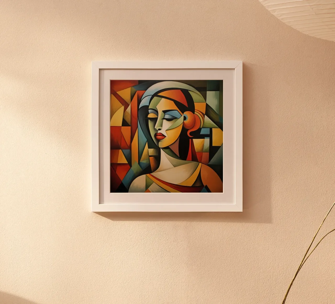 Cubismo Donna cubana poster da Artful Muse