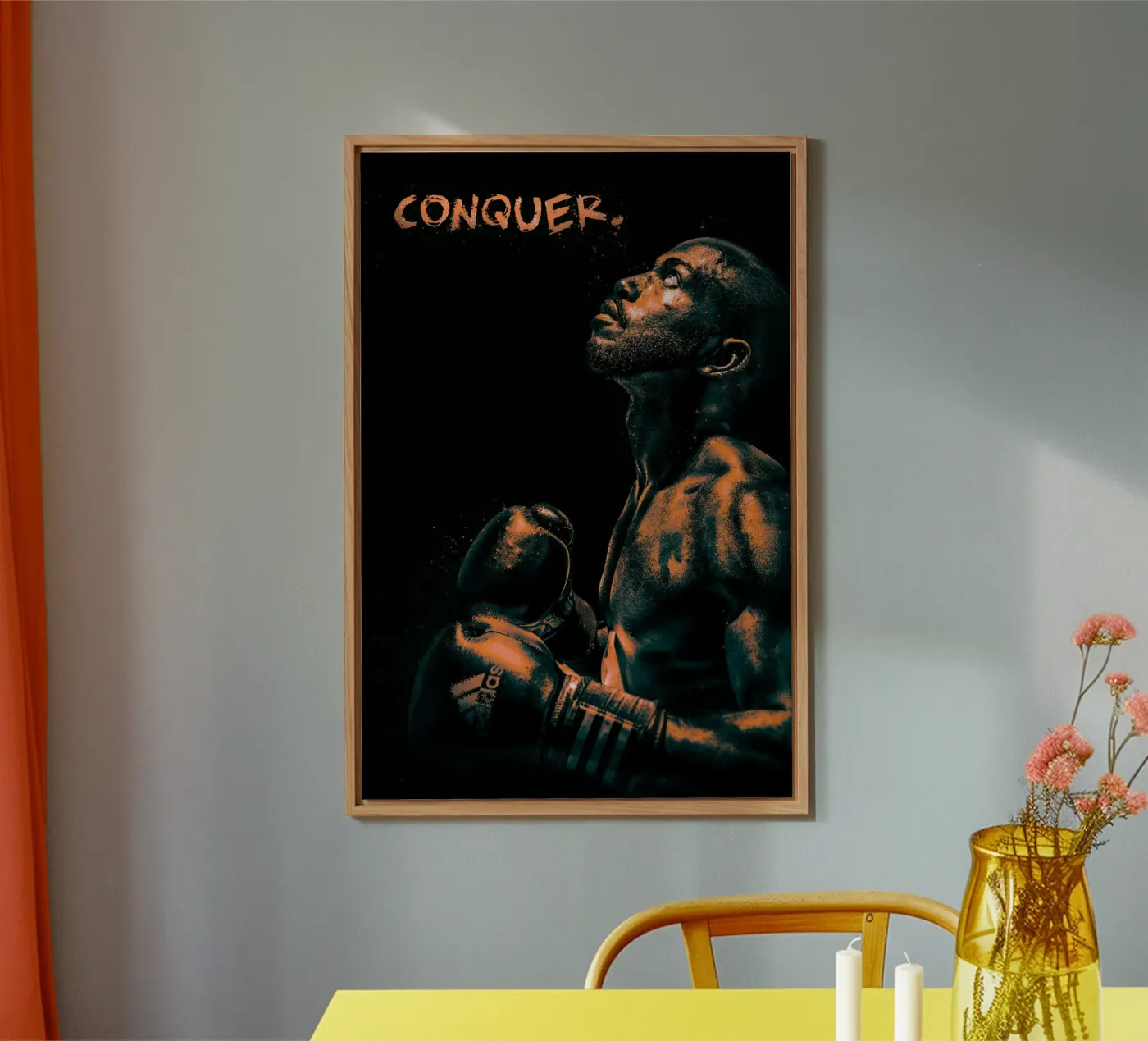 Boxer - conquer. alluminio dibond da athlete.art