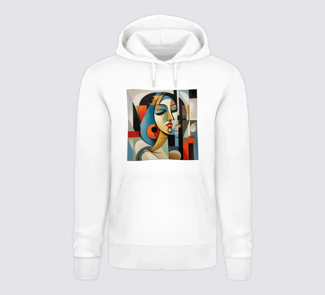 Cubismo Donna cubana felpa con cappuccio da Artful Muse