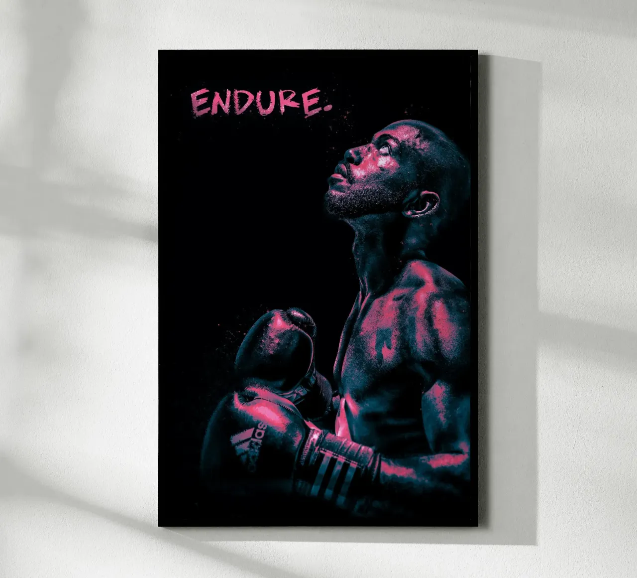 Boxer - endure. poster da athlete.art