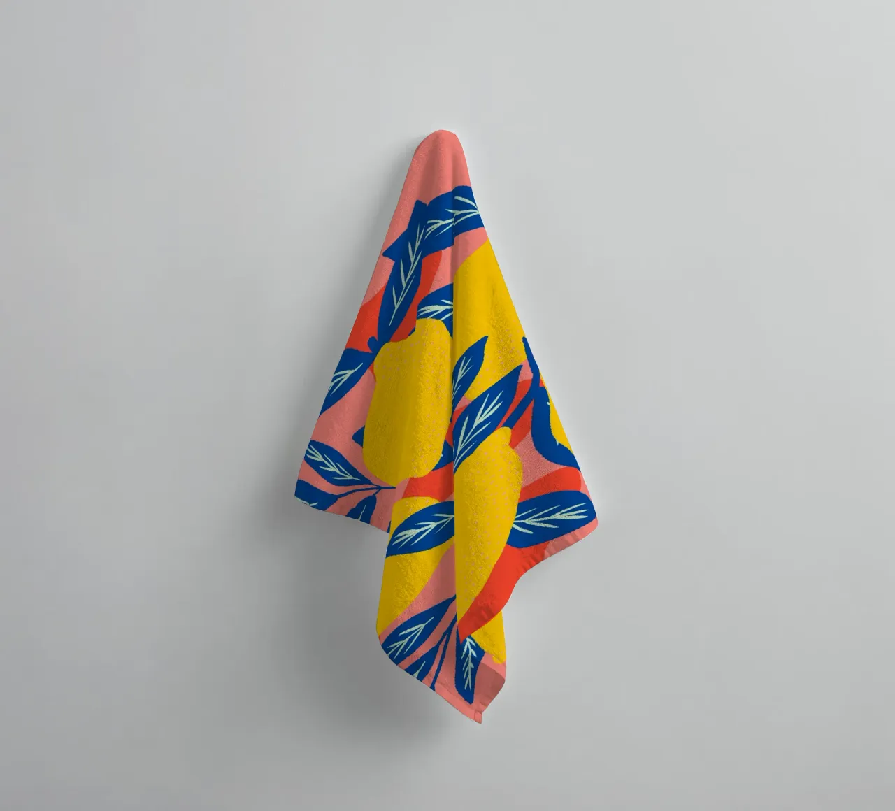 Limoni colorati asciugamano da bagno da Wackapacka