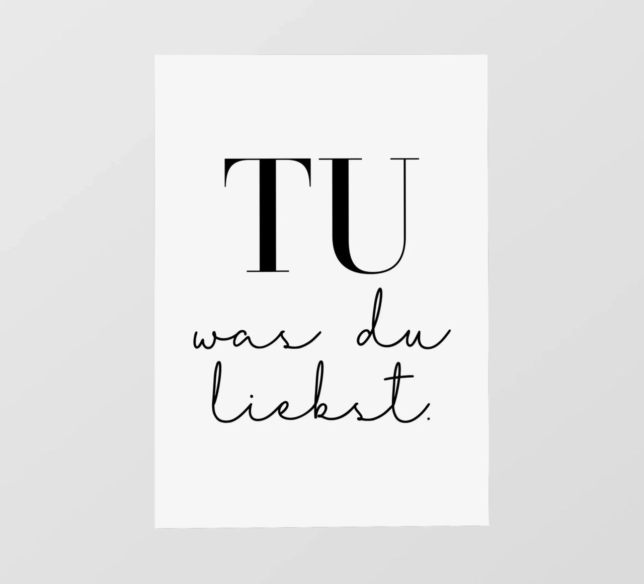 Tu was du liebst pellicola backlit da BAINAI QUOTES