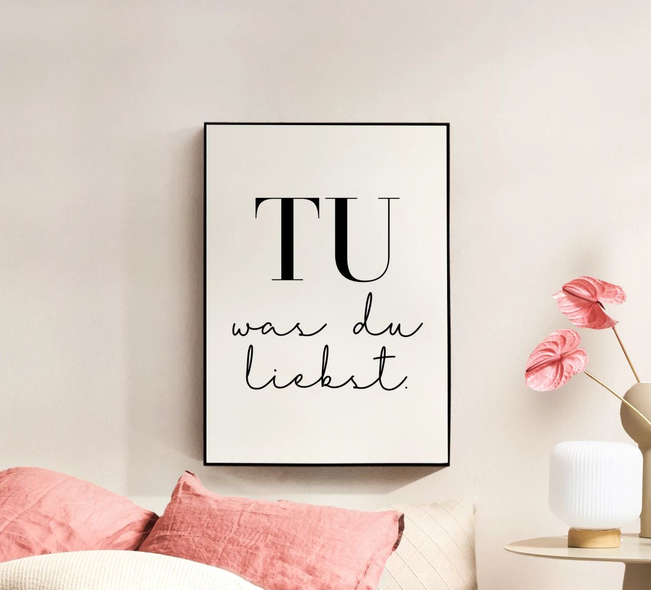 Tu was du liebst plexiglass da BAINAI QUOTES