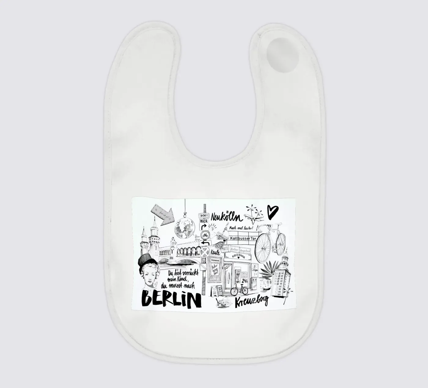 BERLIN 1 Babylätzchen von Ekaterina Koroleva
