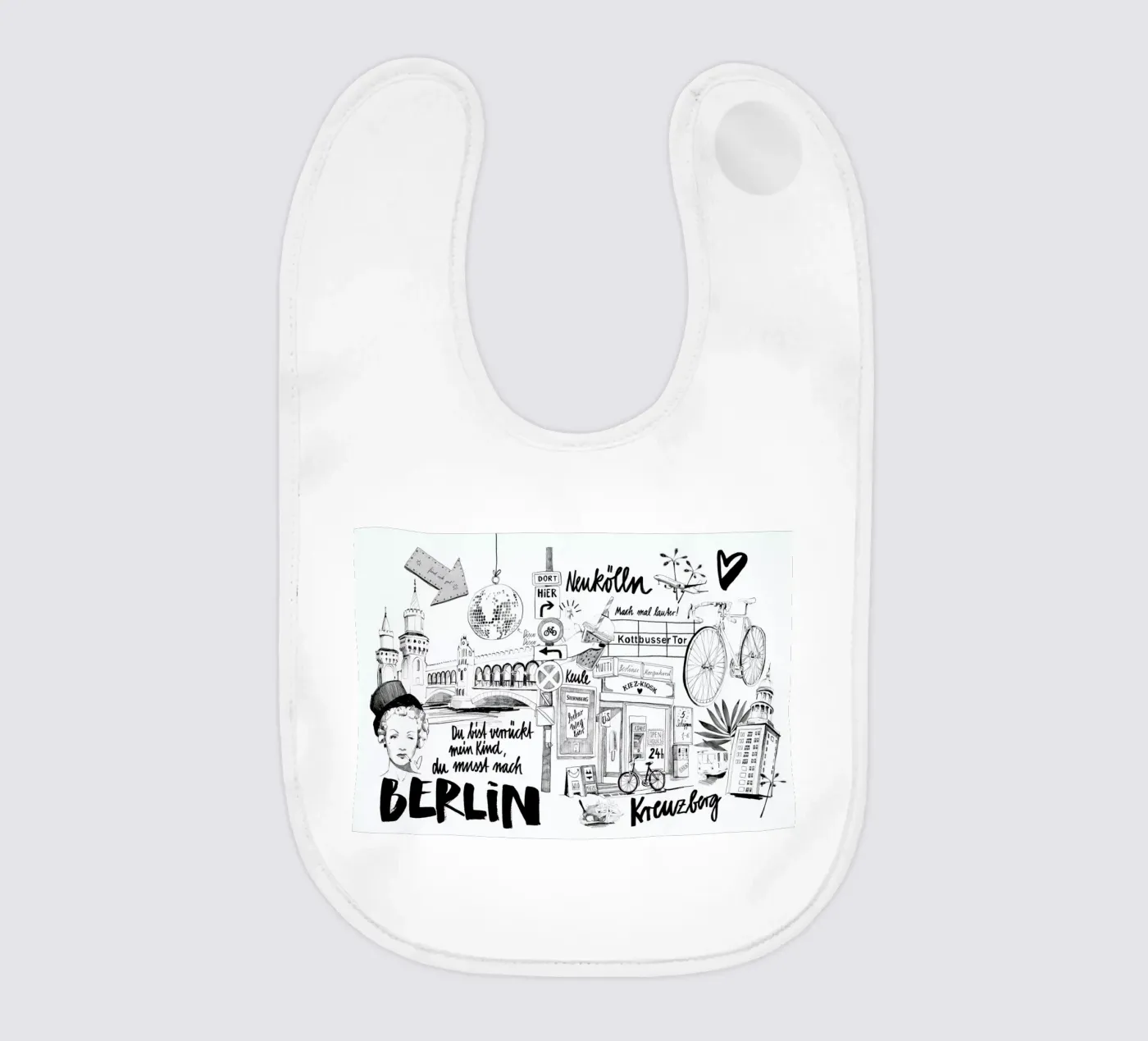 BERLIN 1 Babylätzchen von Ekaterina Koroleva
