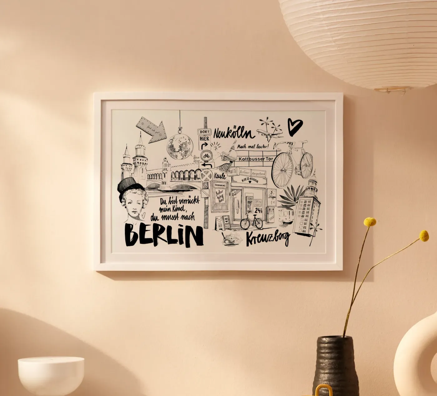 BERLIN 1 poster by Ekaterina Koroleva