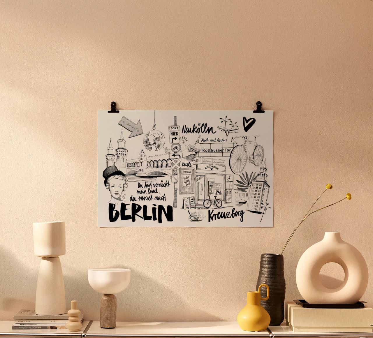 BERLIN 1 poster by Ekaterina Koroleva
