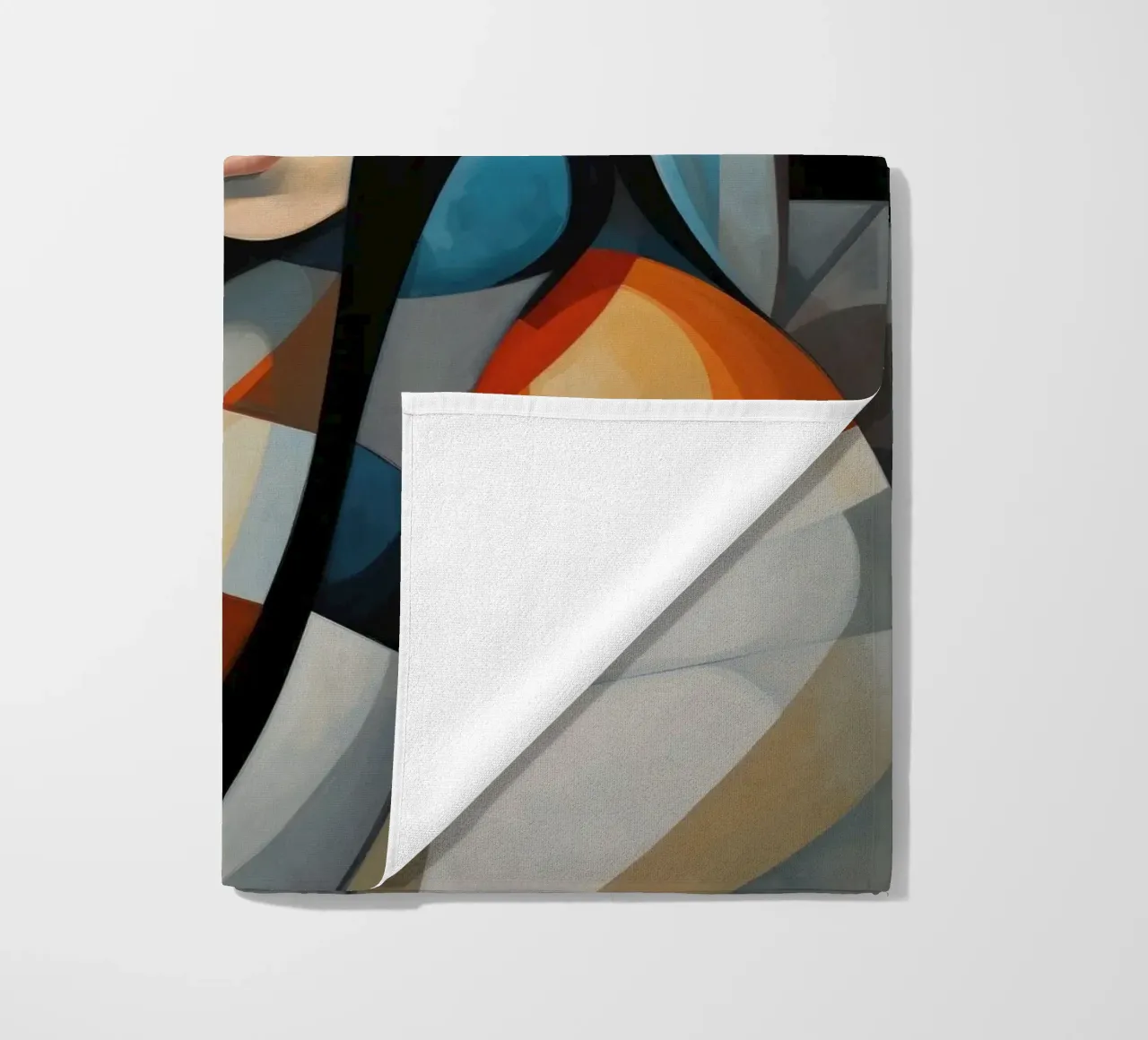Cubismo Donna inuit telo mare da Artful Muse