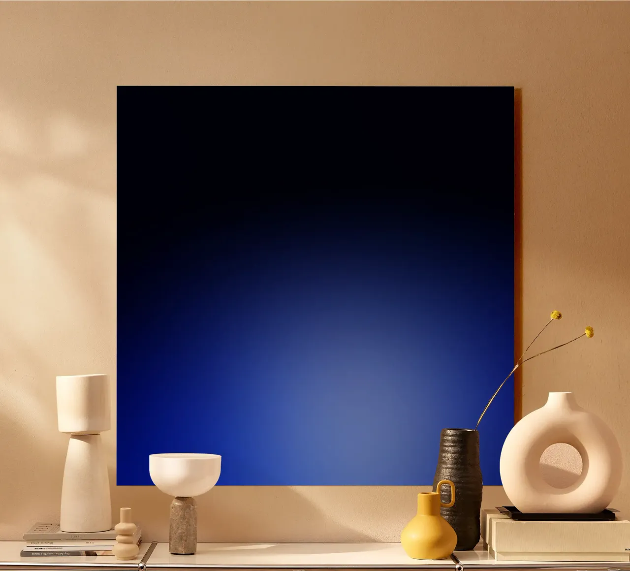 Blau plexiglass da Flo Klein