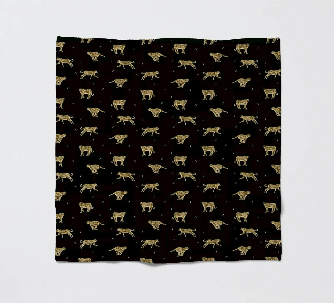 Leopard Pattern fleece blanket by Alex Foster