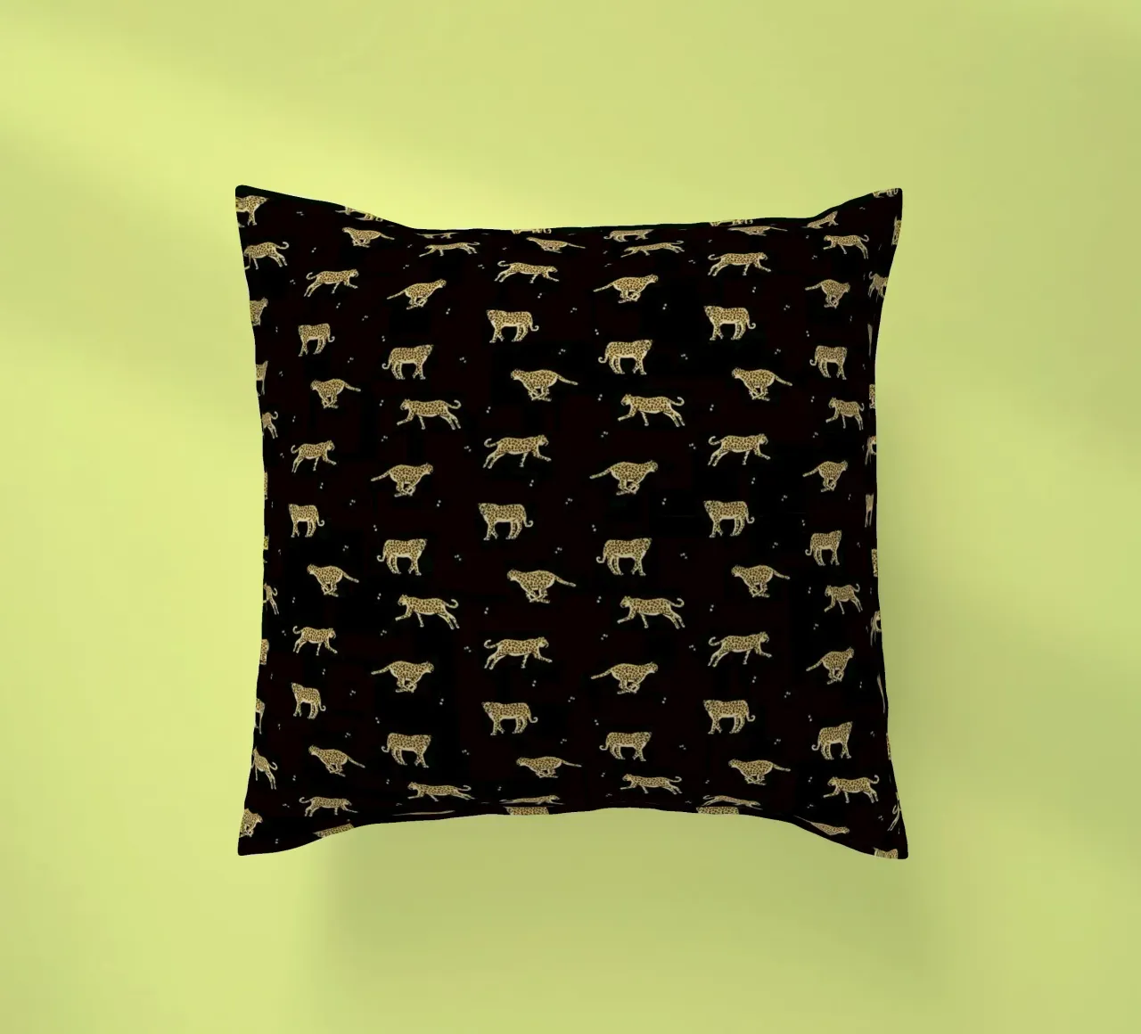 Leopard Pattern decorative cushion by Alex Foster