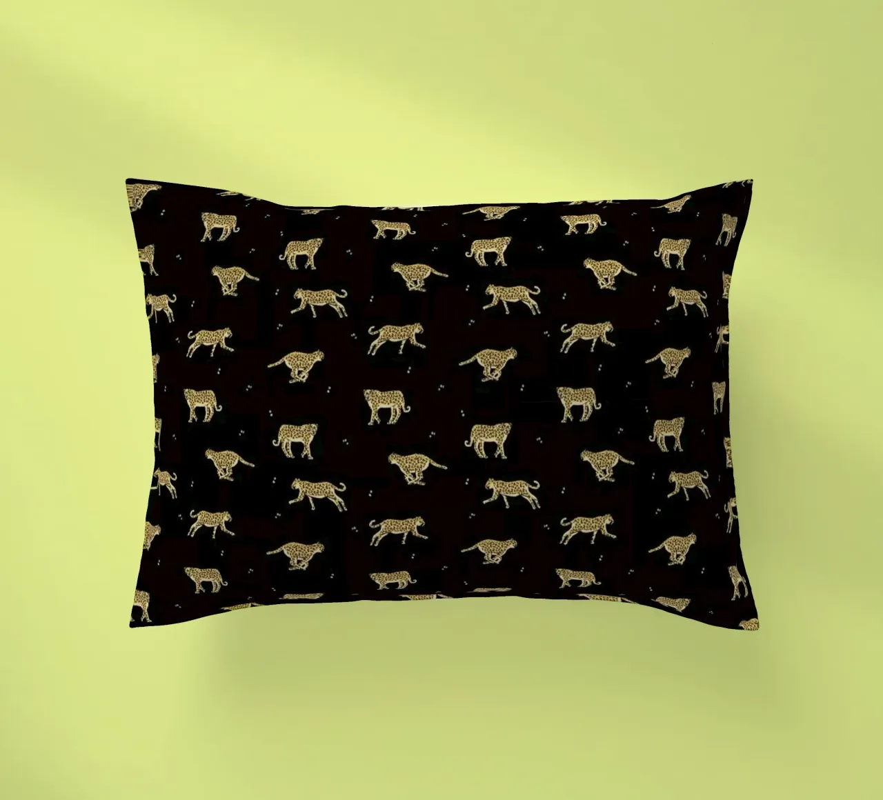 Leopard Pattern decorative cushion by Alex Foster