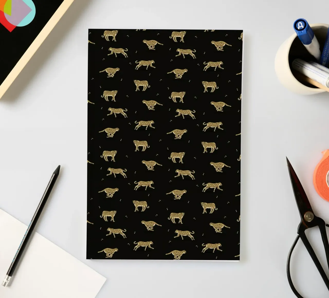 Leopard Pattern notebook by Alex Foster