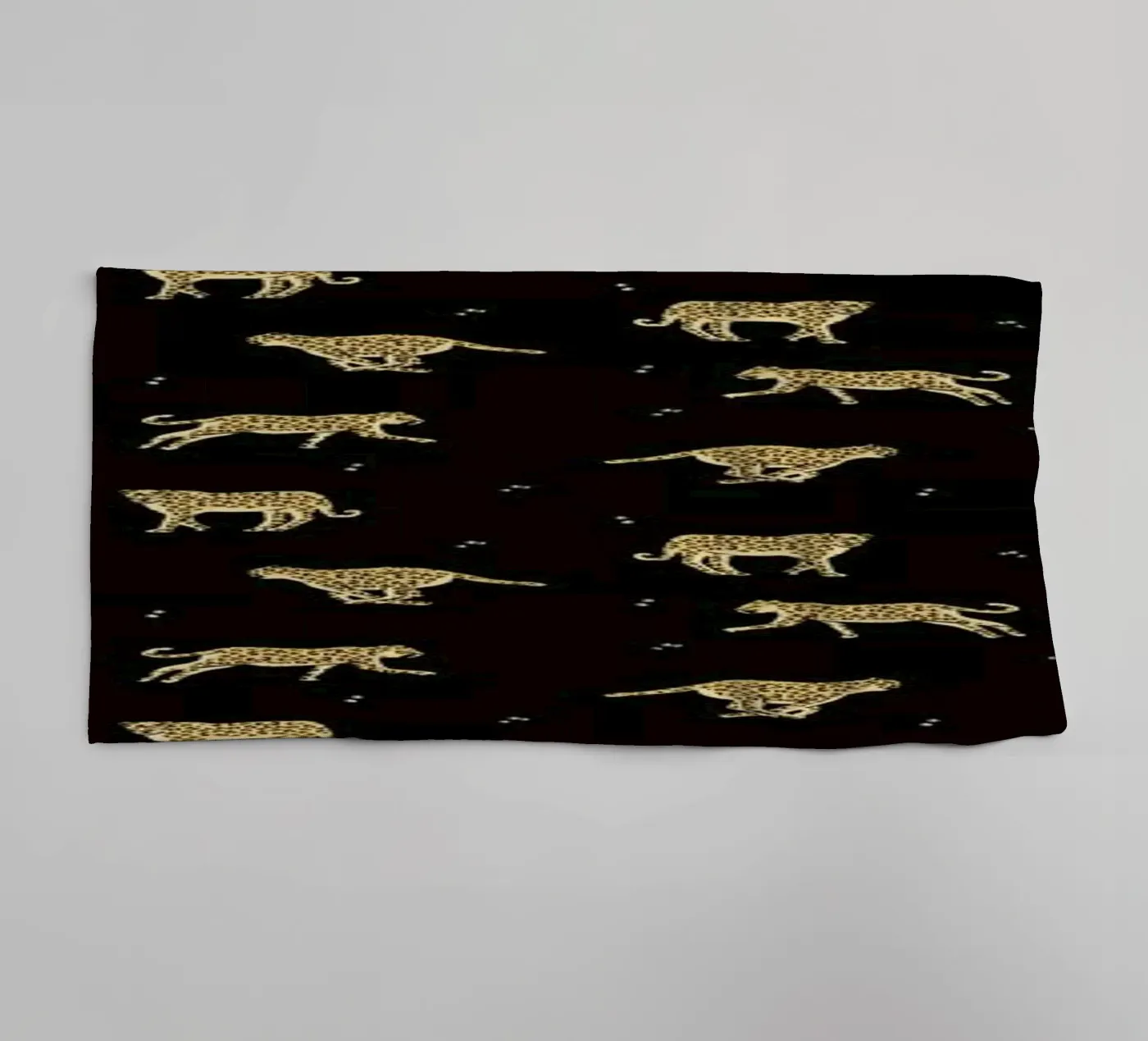 Leopard Pattern towel by Alex Foster