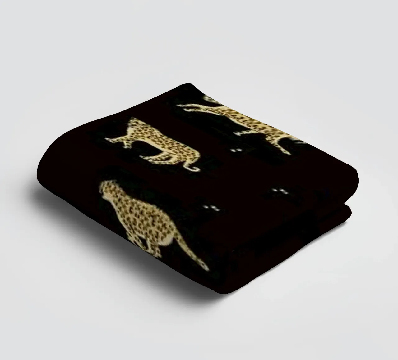 Leopard Pattern towel by Alex Foster