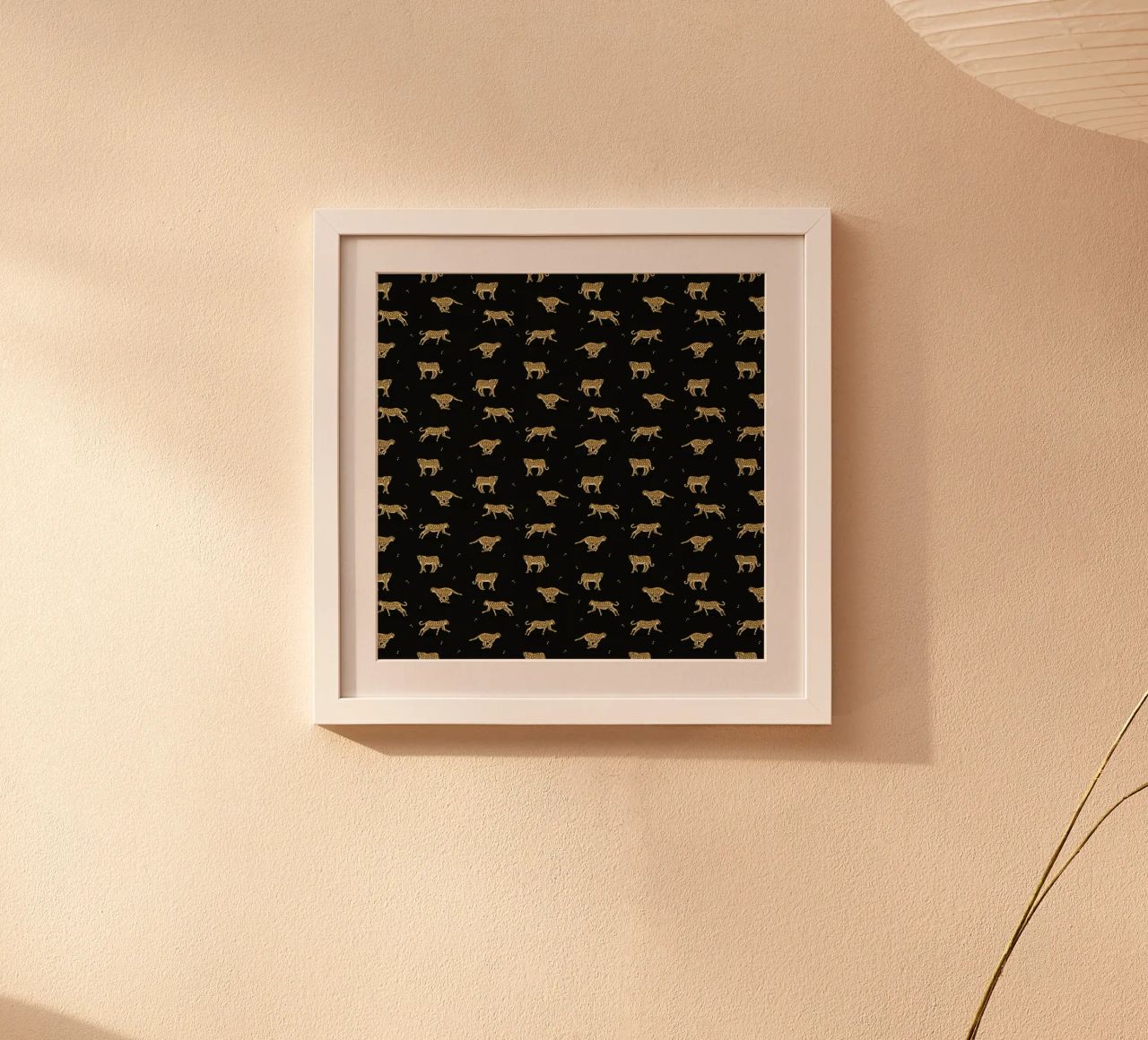 Leoparden-Muster Poster von Alex Foster