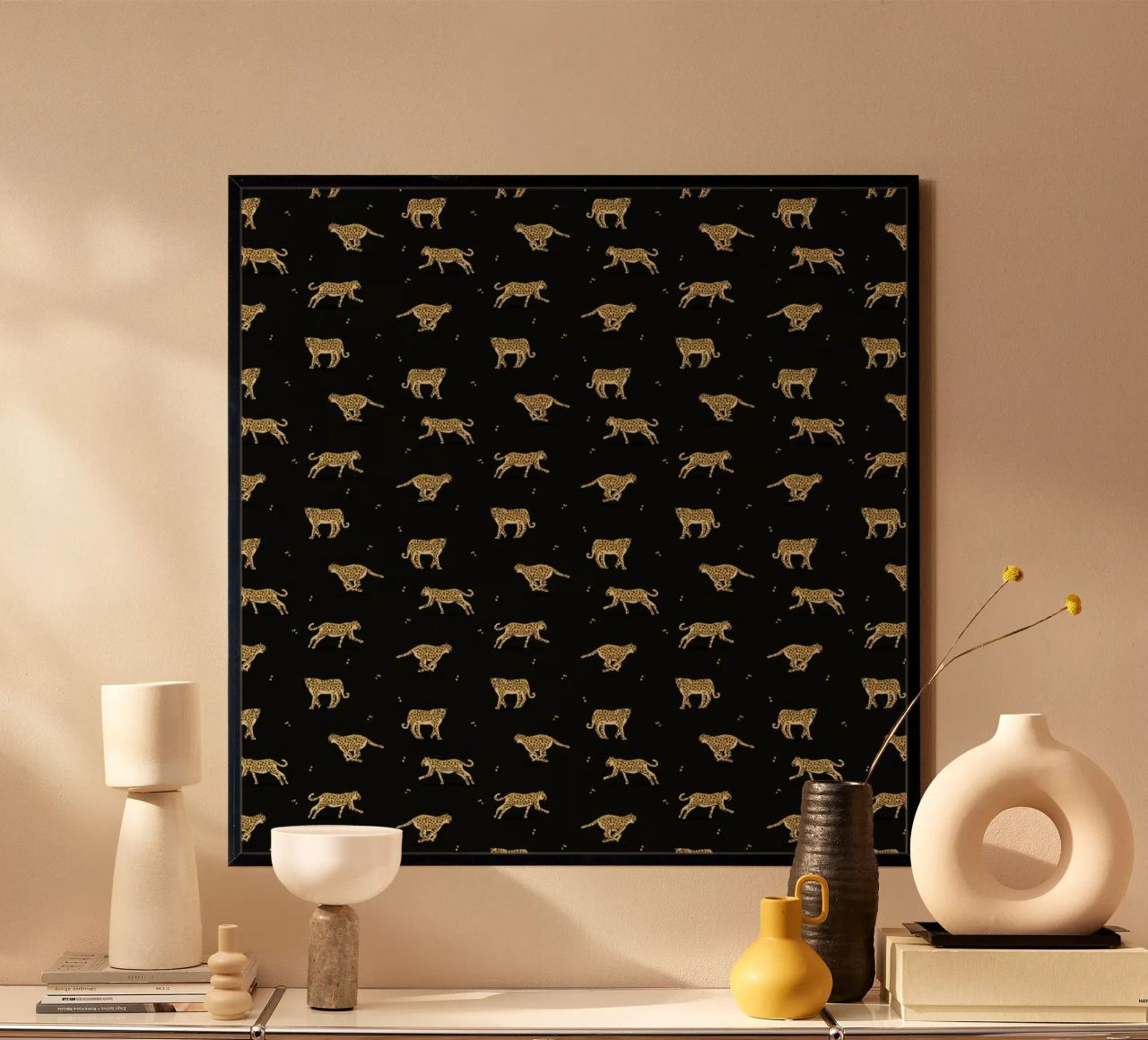 Leoparden-Muster Poster von Alex Foster