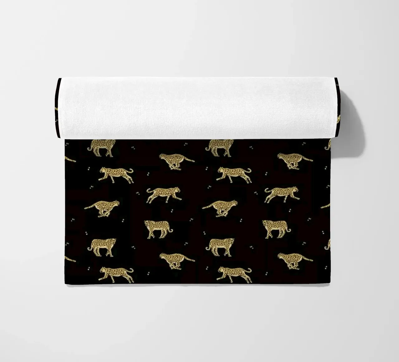 Leopard Pattern beach towel by Alex Foster