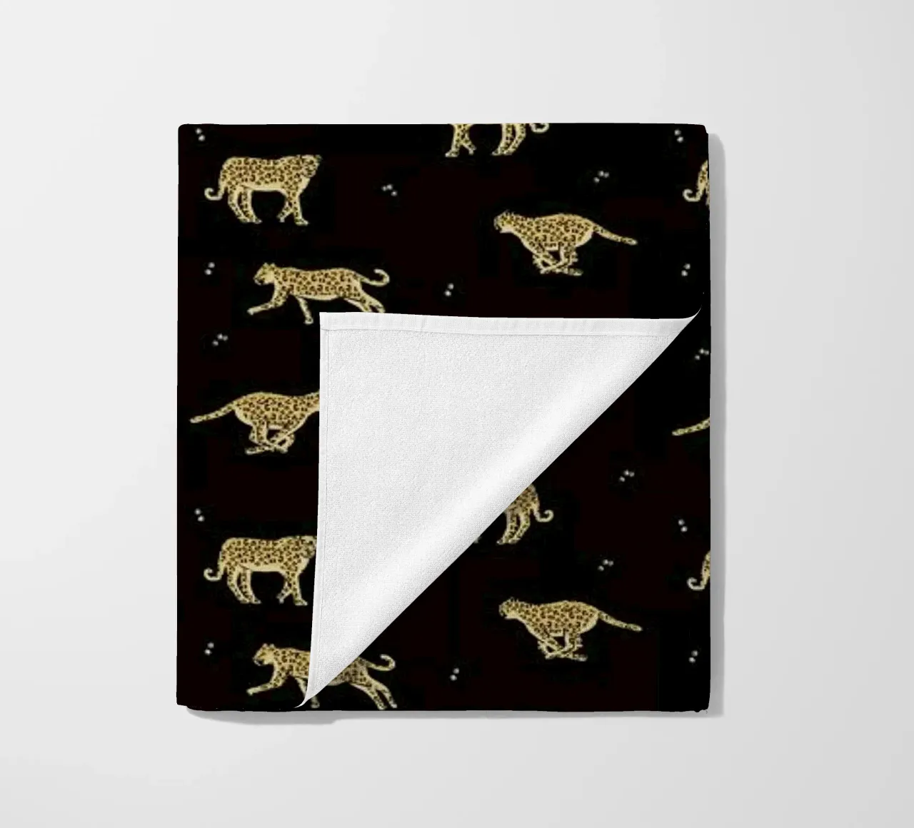 Leopard Pattern beach towel by Alex Foster