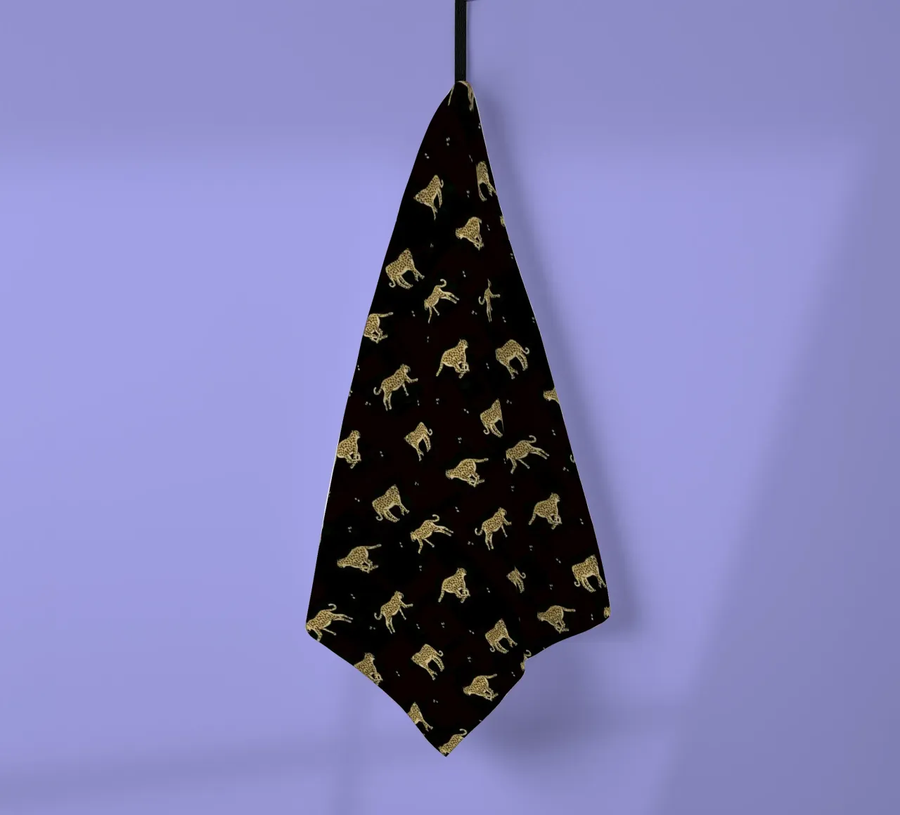 Leopard Pattern tea towel by Alex Foster