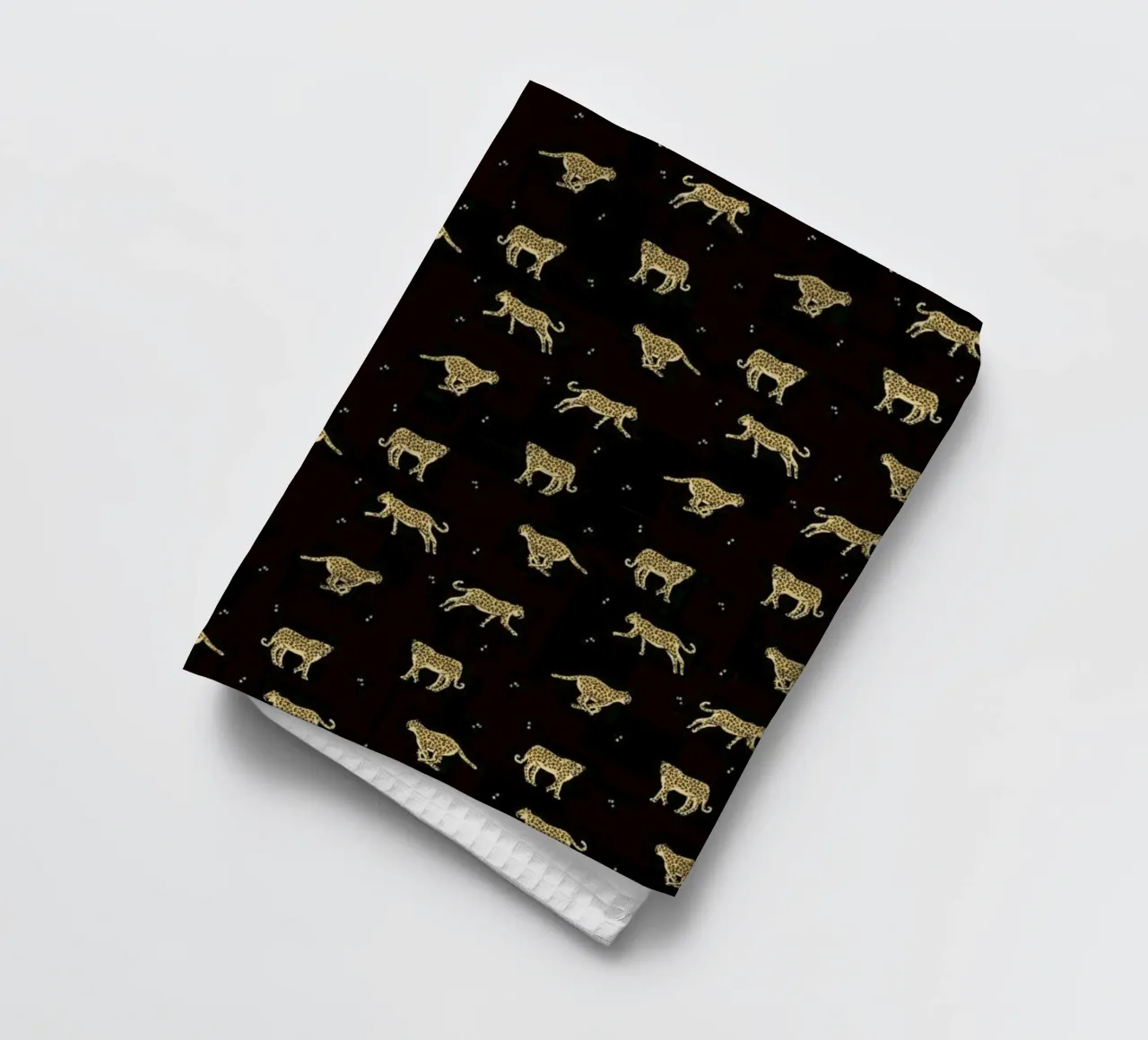 Leopard Pattern tea towel by Alex Foster