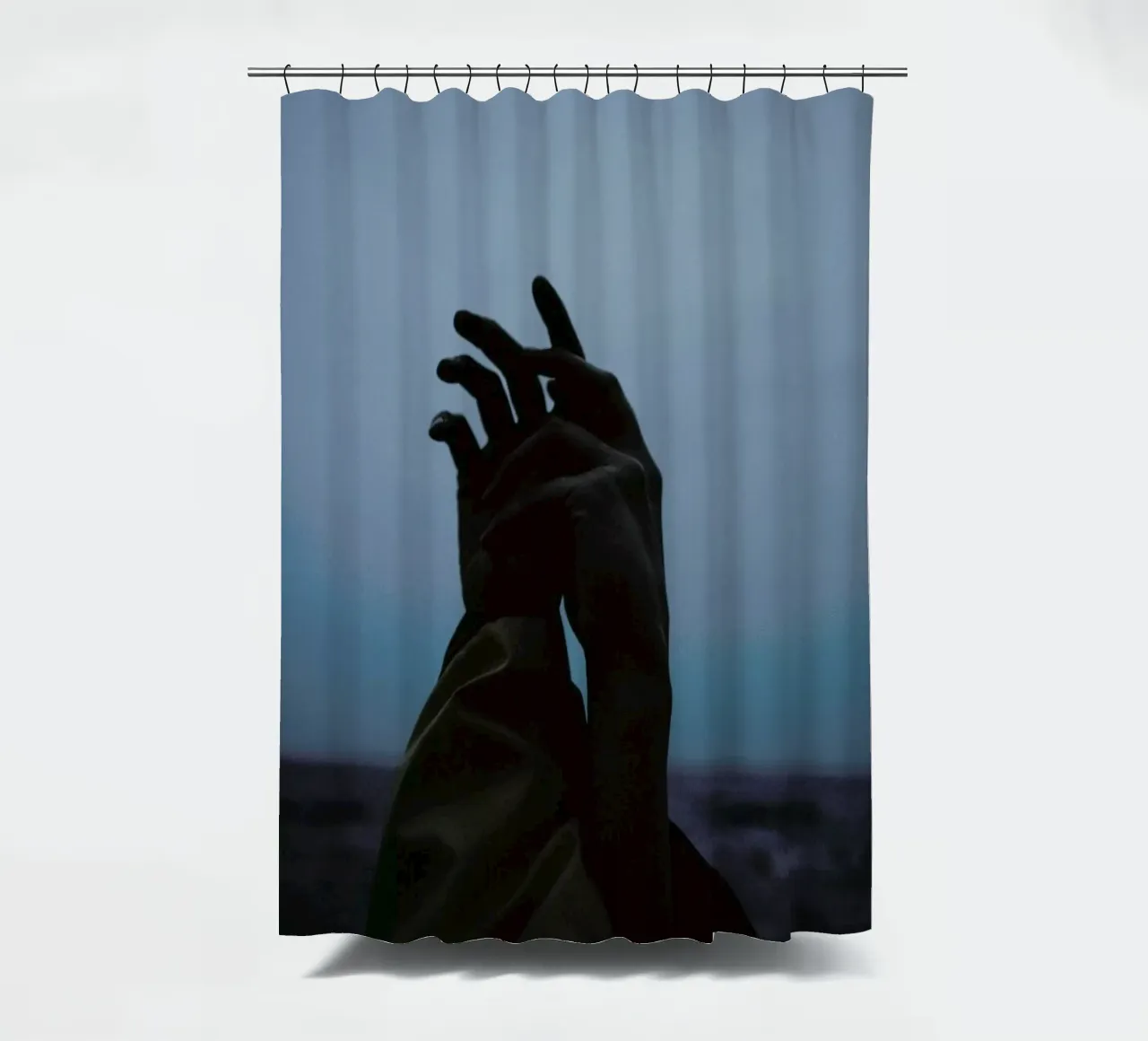 Just Friends shower curtain by Chris Abatzis