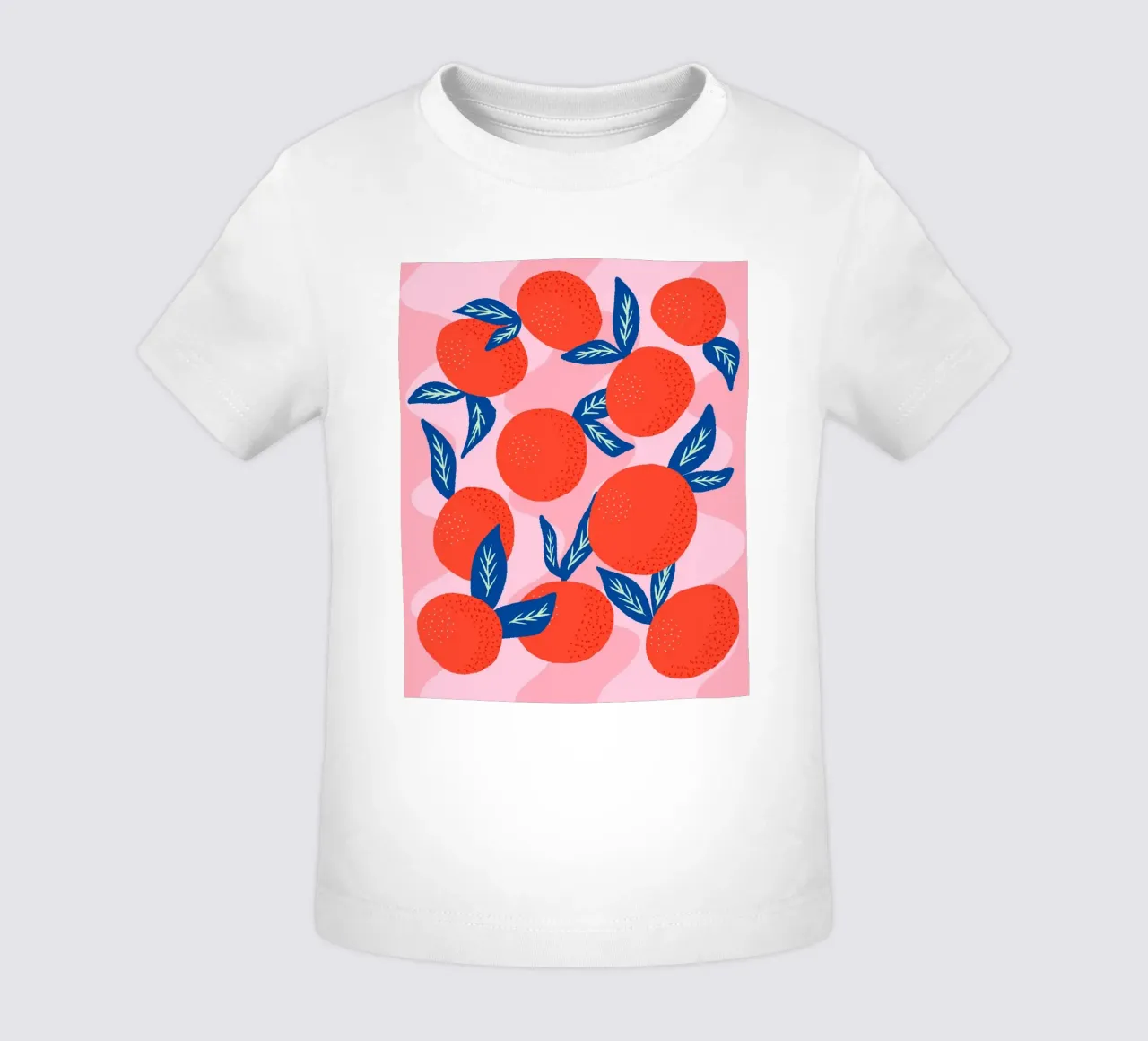 Mandarini colorati maglietta neonato da Wackapacka