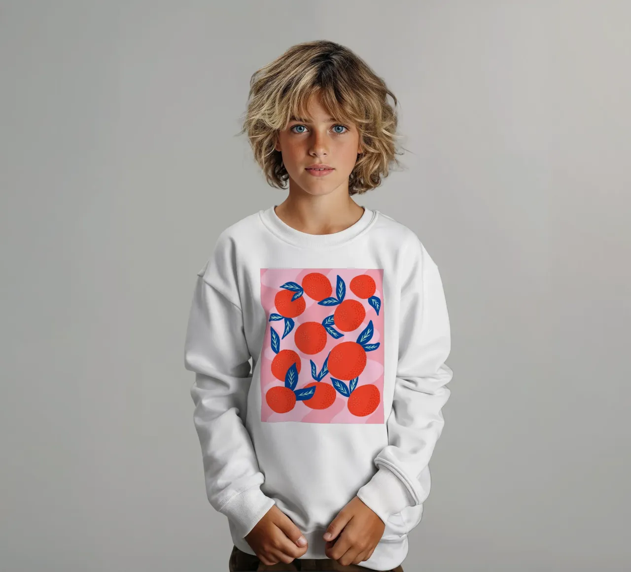 Mandarini colorati felpa bambino da Wackapacka