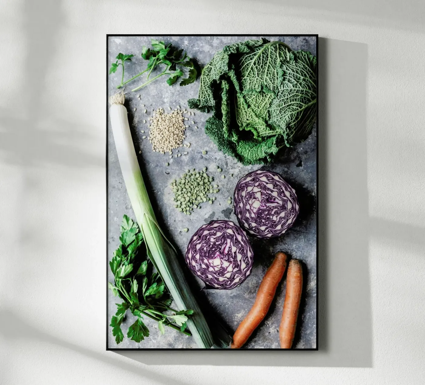 Marktgemüse acrylic glass by Eat this