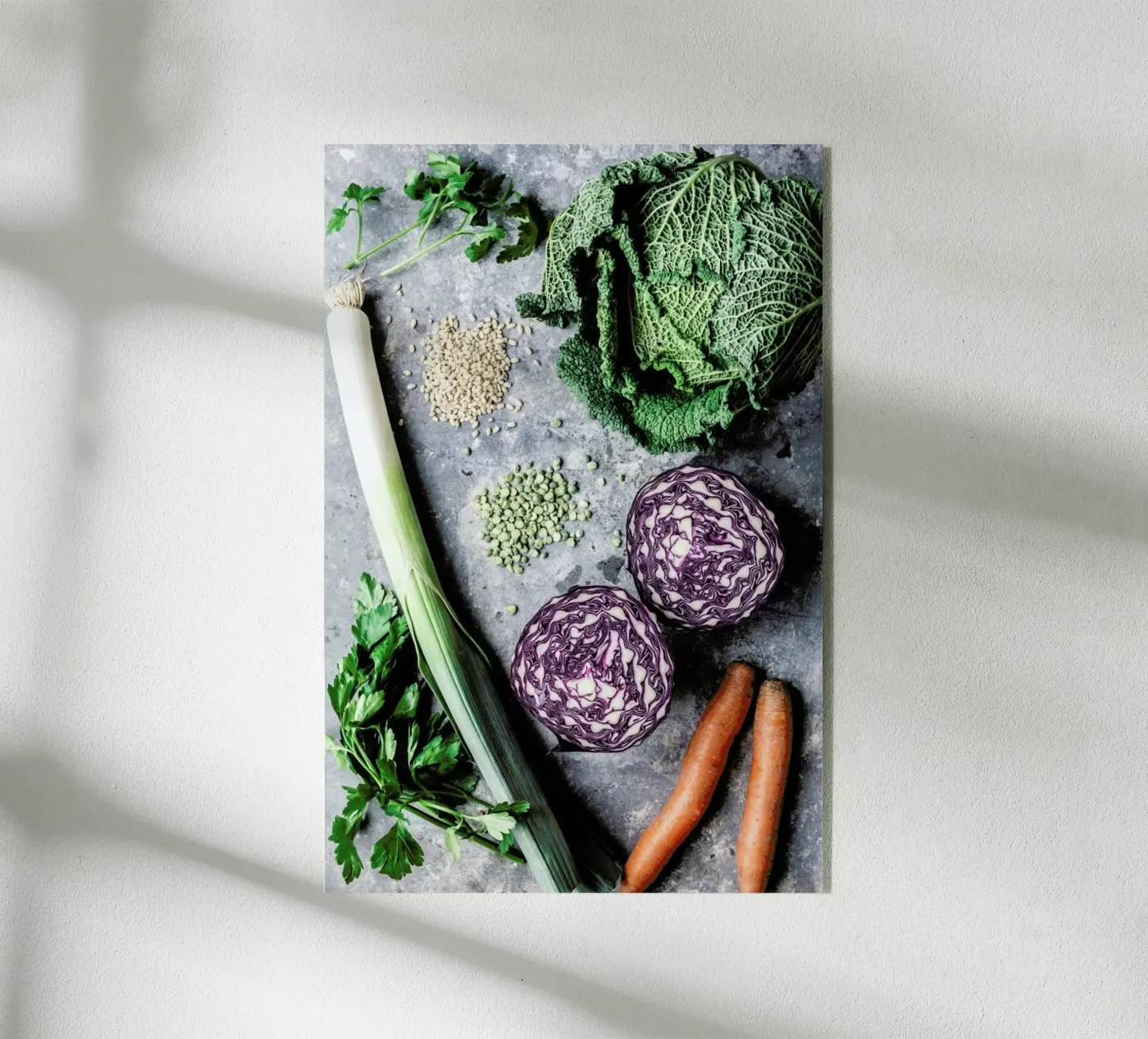 Marktgemüse acrylic glass by Eat this