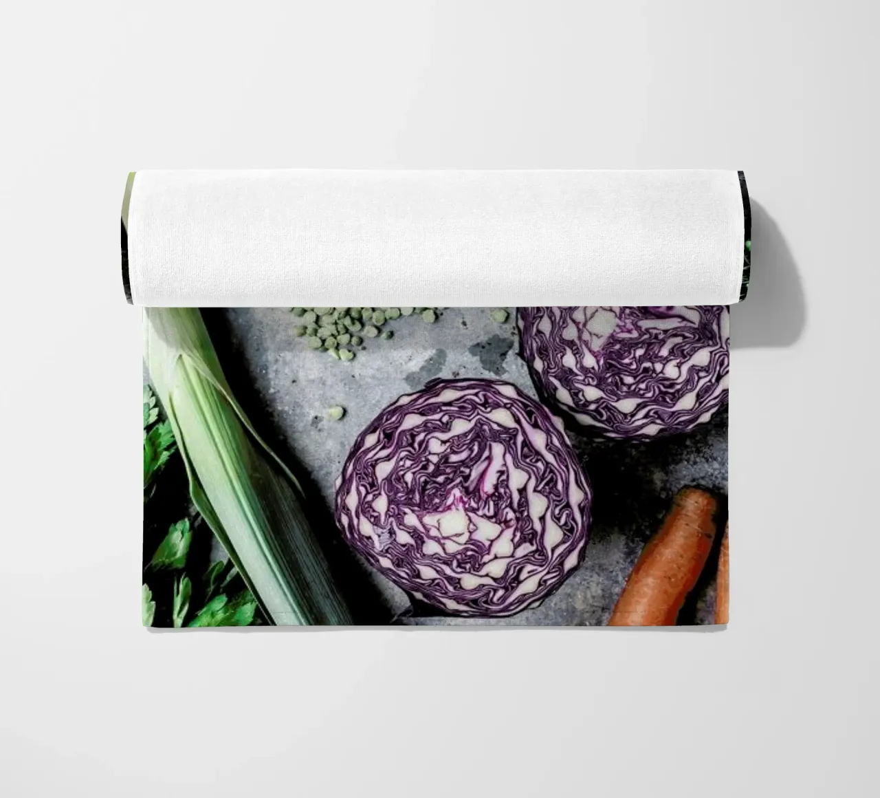 Marktgemüse strandhanddoek van Eat this