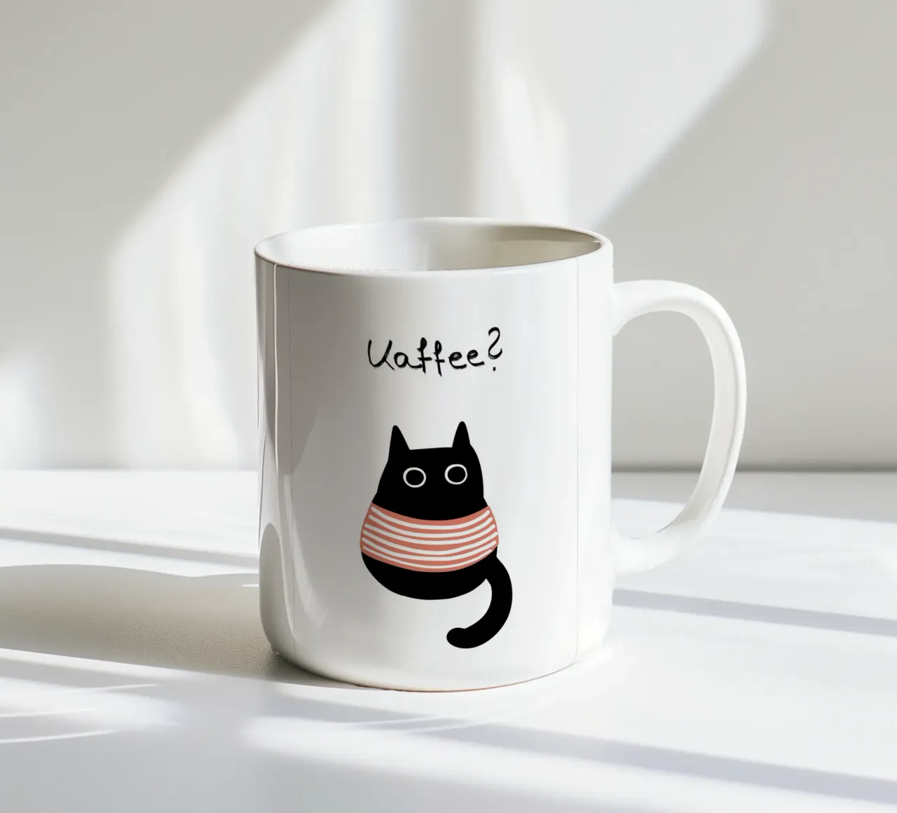 Kaffee - Katze tazza in ceramica da BAINAI