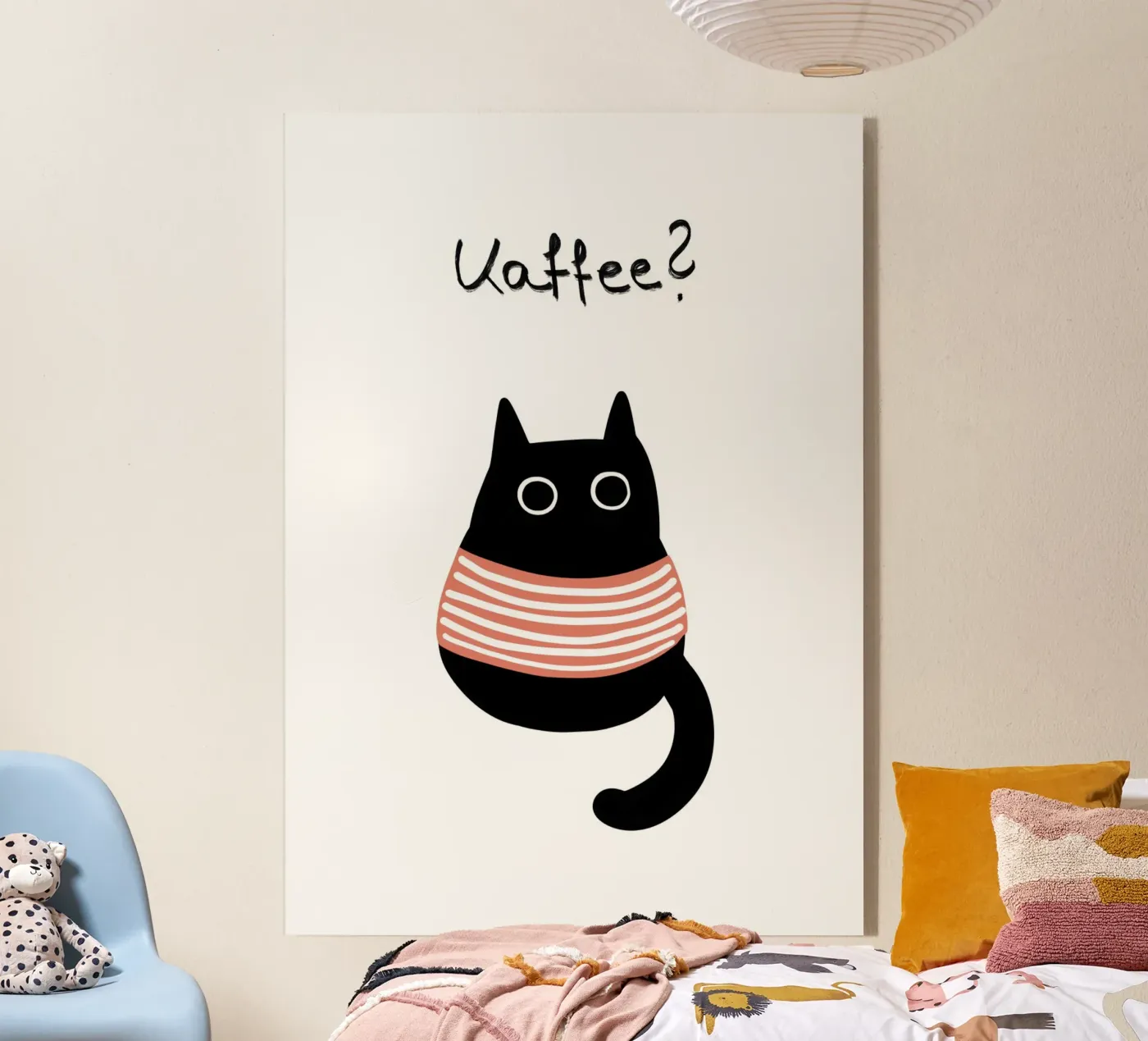 Kaffee - Katze acrylic glass by BAINAI KAWAII