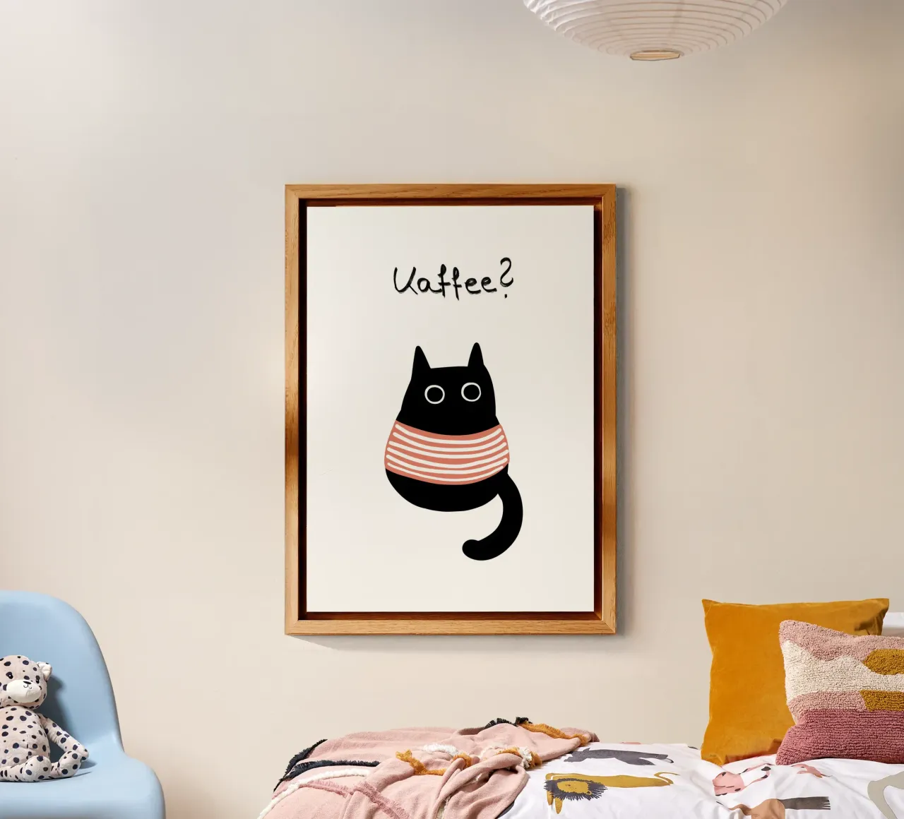 Kaffee - Katze alluminio dibond da BAINAI