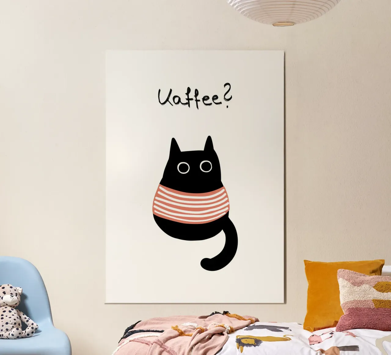 Kaffee - Katze alluminio dibond da BAINAI