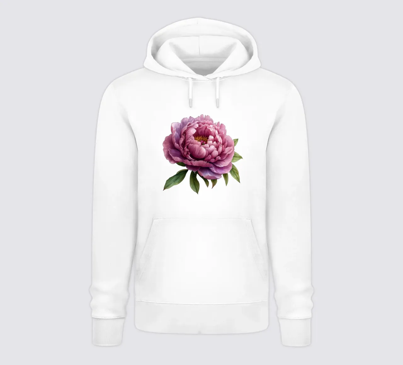 Fiore di peonia felpa con cappuccio da Bold Blooms
