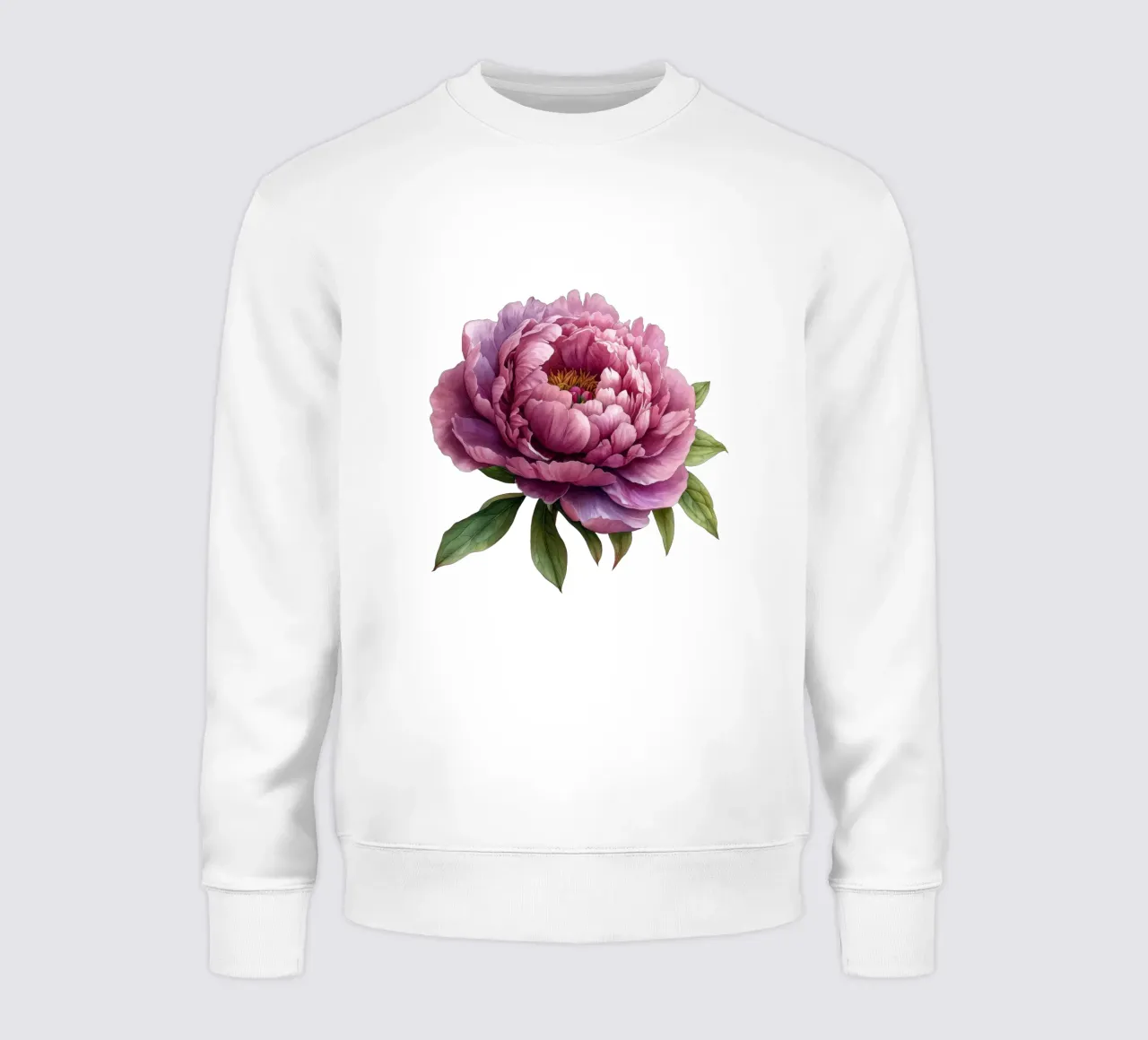 Peony Flower sweatshirt by Bold Blooms
