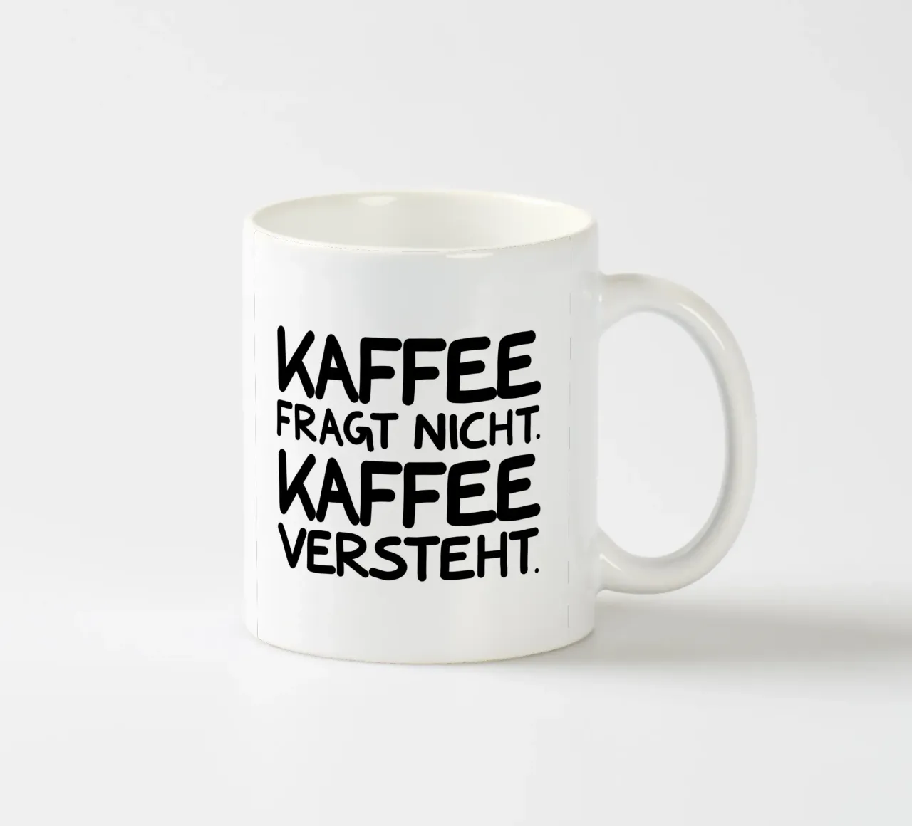 Kaffee versteht tazza in ceramica da BAINAI QUOTES