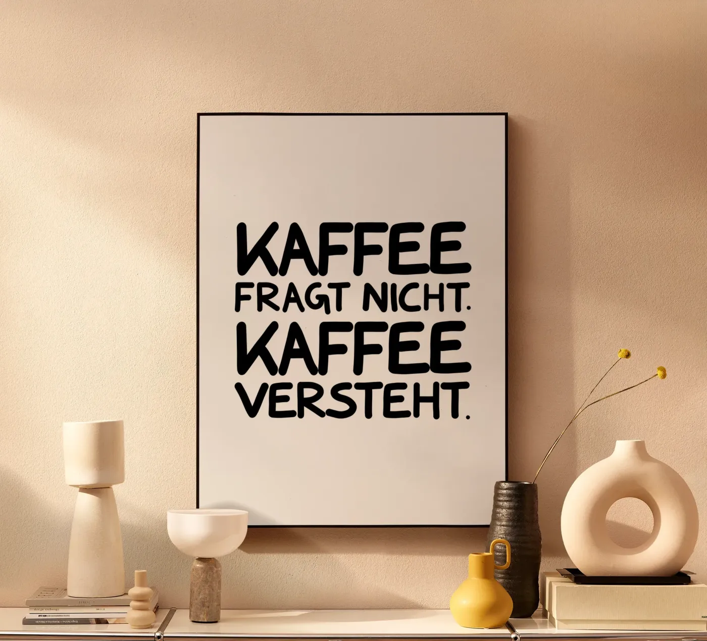 Kaffee versteht plexiglas de BAINAI QUOTES