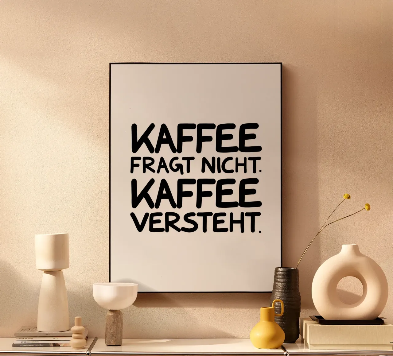 Kaffee versteht plexiglass da BAINAI QUOTES