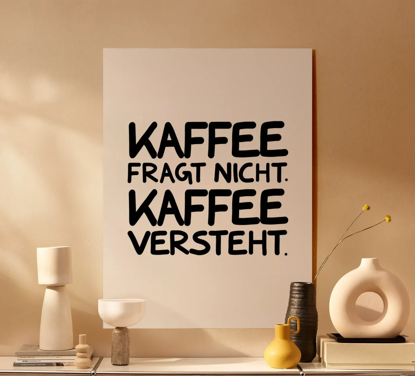 Kaffee versteht plexiglas de BAINAI QUOTES